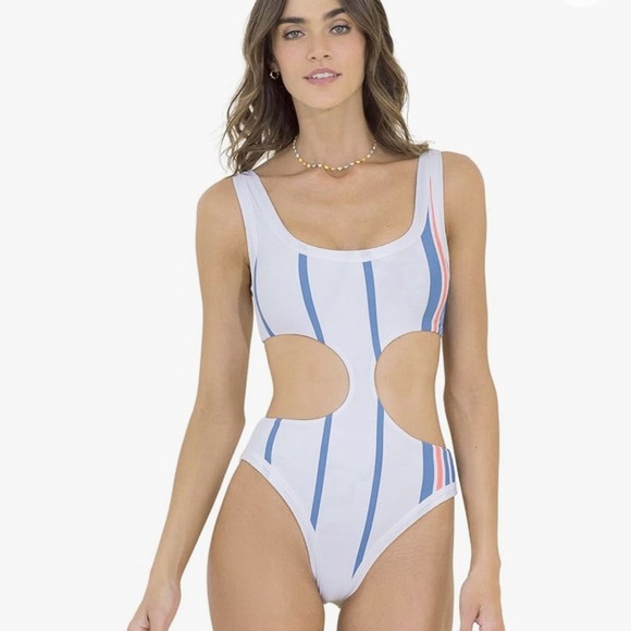 Maaji cutout one piece reversible swimsuit size S - Picture 2 of 9